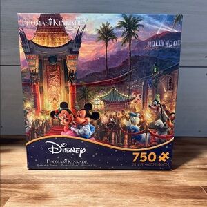 Disney Thomas Kinkade Mickey & Minnie at Hollywood Graumans Chinese Theater~750